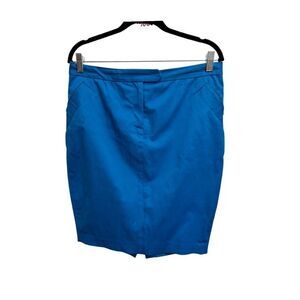 Club Monaco Pencil Mini Skirt Blue